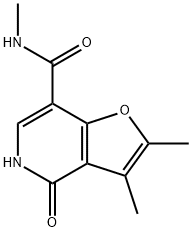 N,2,3-Trimethyl-4-oxo-5H-furo[3,2-c]pyridine-7-carboxamide Structure