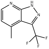4-Methyl-3-(trifluoromethyl)-1H-pyrazolo[3,4-b]pyridine Structure