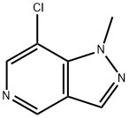 1H-Pyrazolo[4,3-c]pyridine, 7-chloro-1-methyl- 구조식 이미지