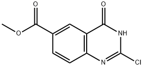 Methyl 2-chloro-4-oxo-3,4-dihydroquinazoline-6-carboxylate 구조식 이미지