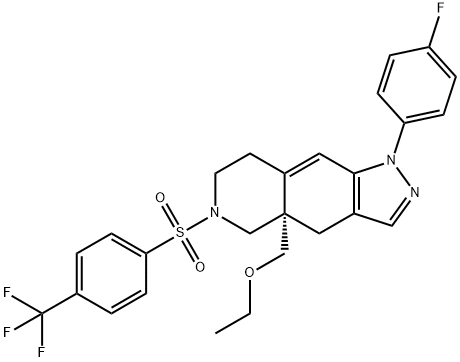 CORT-108297 Enantiomer 구조식 이미지