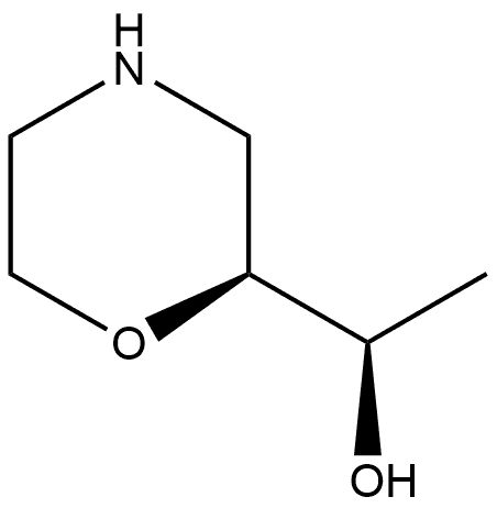 2-Morpholinemethanol, α-methyl-,(αR,2S)- Structure