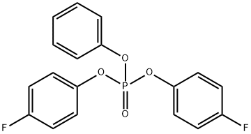 Phosphoric acid, bis(p-fluorophenyl) phenyl ester (8CI) Structure