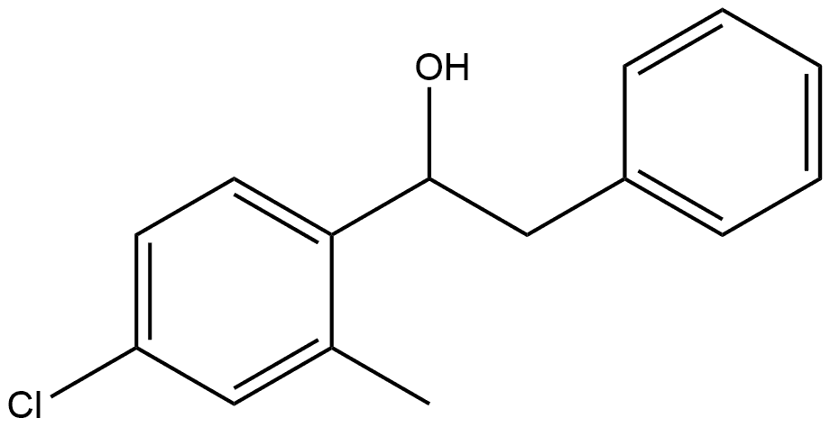 α-(4-Chloro-2-methylphenyl)benzeneethanol Structure