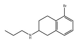 2-Naphthalenamine, 5-bromo-1,2,3,4-tetrahydro-N-propyl- Structure