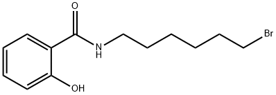 Benzamide, N-(6-bromohexyl)-2-hydroxy- Structure