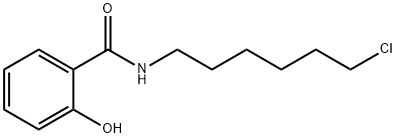 Benzamide, N-(6-chlorohexyl)-2-hydroxy- Structure