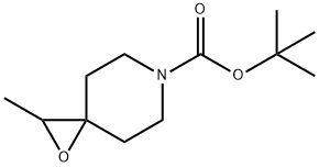 1-Oxa-6-azaspiro[2.5]octane-6-carboxylic acid, 2-methyl-, 1,1-dimethylethyl ester Structure