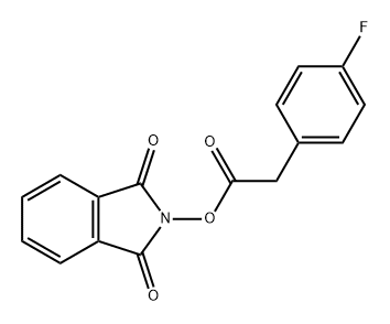 1,3-Dioxoisoindolin-2-yl 2-(4-fluorophenyl)acetate Structure