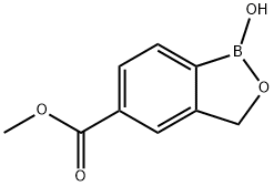 2,1-Benzoxaborole-5-carboxylic acid, 1,3-dihydro-1-hydroxy-, methyl ester Structure