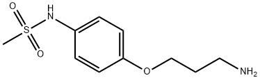 Methanesulfonamide, N-[4-(3-aminopropoxy)phenyl]- Structure