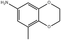 1,4-Benzodioxin-6-amine, 2,3-dihydro-8-methyl- Structure