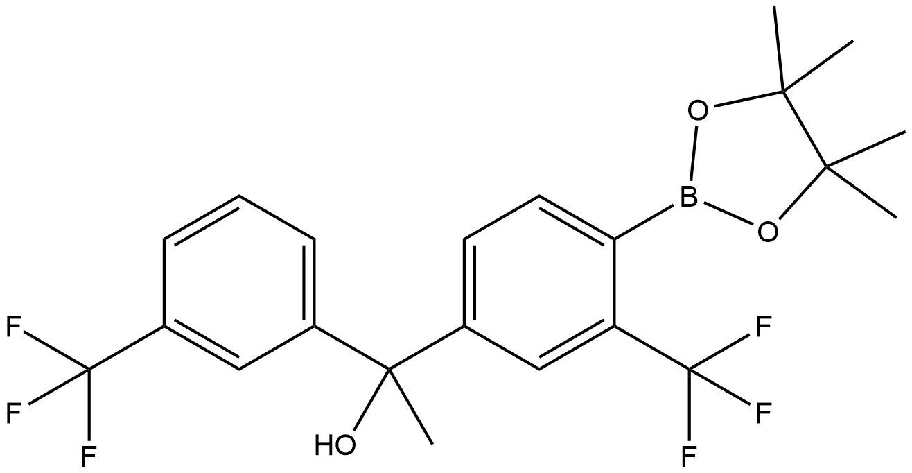 α-Methyl-4-(4,4,5,5-tetramethyl-1,3,2-dioxaborolan-2-yl)-3-(trifluoromethyl)-... Structure