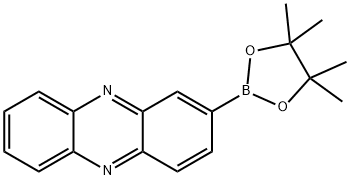 2-(4,4,5,5-Tetramethyl-1,3,2-dioxaborolan-2-yl)phenazine Structure
