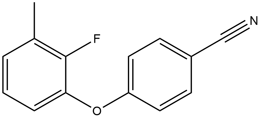 4-(2-Fluoro-3-methylphenoxy)benzonitrile Structure