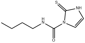 1H-Imidazole-1-carboxamide, N-butyl-2,3-dihydro-2-thioxo- Structure