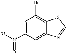 Benzothiazole, 7-bromo-5-nitro- Structure