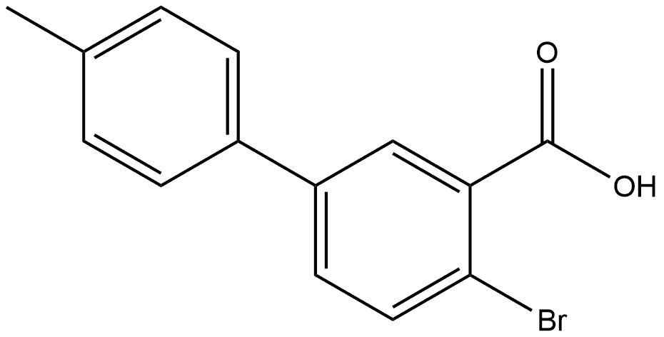 4-Bromo-4'-methyl[1,1'-biphenyl]-3-carboxylic acid Structure