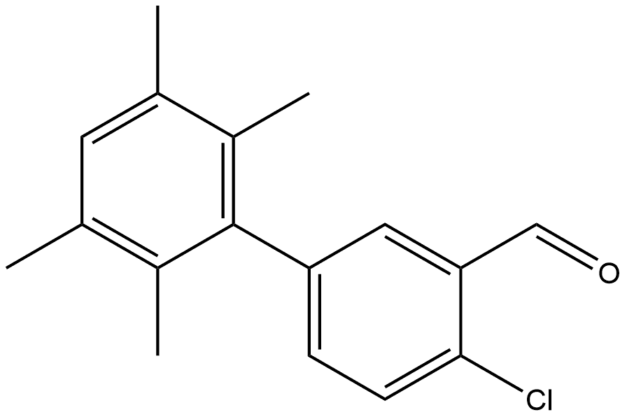 4-Chloro-2',3',5',6'-tetramethyl[1,1'-biphenyl]-3-carboxaldehyde Structure