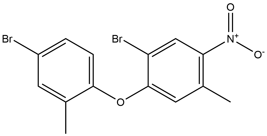 1-bromo-2-(4-bromo-2-methylphenoxy)-4-methyl-5-nitrobenzene Structure