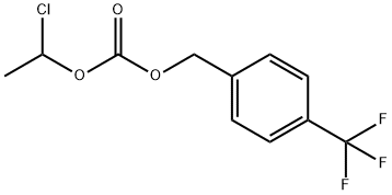 1-Chloroethyl [4-(trifluoromethyl)phenyl]methyl carbonate 구조식 이미지