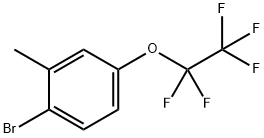 1-Bromo-2-methyl-4-pentafluoroethoxybenzene Structure