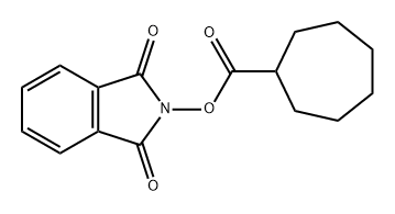 Cycloheptanecarboxylic acid, 1,3-dihydro-1,3-dioxo-2H-isoindol-2-yl ester Structure