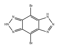 Benzo[1,2-d:4,5-d']bistriazole, 4,8-dibromo-1,6-dihydro- Structure