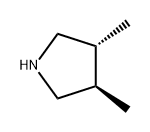 Pyrrolidine, 3,4-dimethyl-, (3R,4R)- Structure