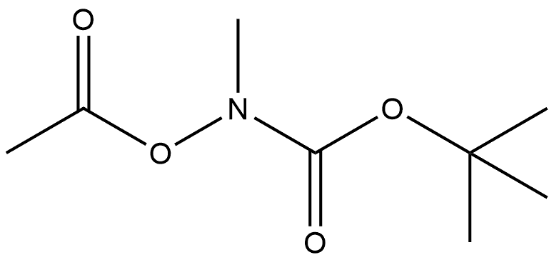 Acetic acid, [(1,1-dimethylethoxy)carbonyl]methylazanyl ester Structure