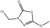 1,3,4-Thiadiazol-2(3H)-one, 3-(chloromethyl)-5-methoxy- Structure