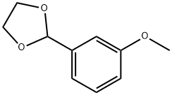 2-(3-Methoxyphenyl)-1,3-dioxolane Structure