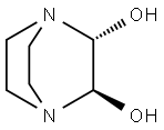 1,4-Diazabicyclo[2.2.2]octane-2,3-diol, (2R,3R)-rel- Structure