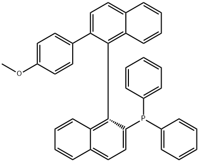 (2'-(4-methoxyphenyl)-[1,1'-binaphthalen]-2-yl)diphenylphosphane Structure