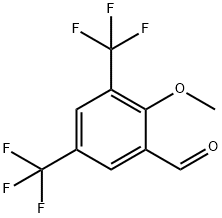 3,5-Bis(trifluoromethyl)-2-methoxybenzaldehyde Structure