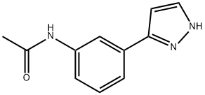 N-[3-(1H-Pyrazol-3-yl)phenyl]acetamide Structure