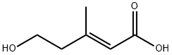 2-Pentenoic acid, 5-hydroxy-3-methyl-, (2E)- Structure