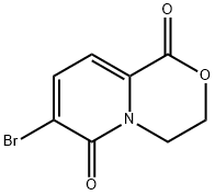 Pyrido[2,1-c][1,4]oxazine-1,6-dione, 7-bromo-3,4-dihydro- 구조식 이미지