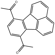 1,1'-(7,10-Fluoranthenediyl)bis-ethanone 구조식 이미지