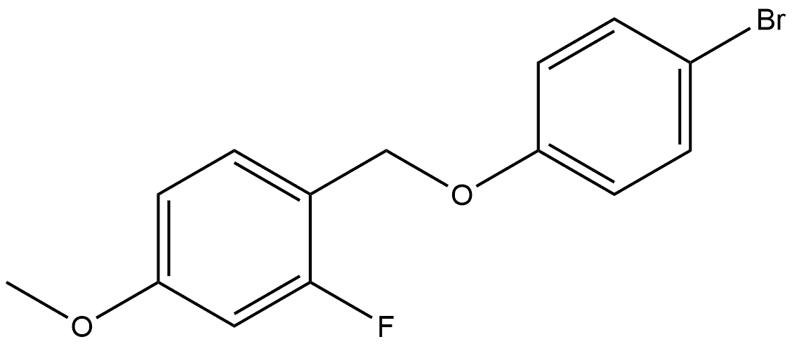 1-[(4-Bromophenoxy)methyl]-2-fluoro-4-methoxybenzene Structure