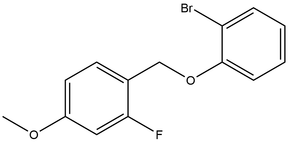 1-[(2-Bromophenoxy)methyl]-2-fluoro-4-methoxybenzene Structure