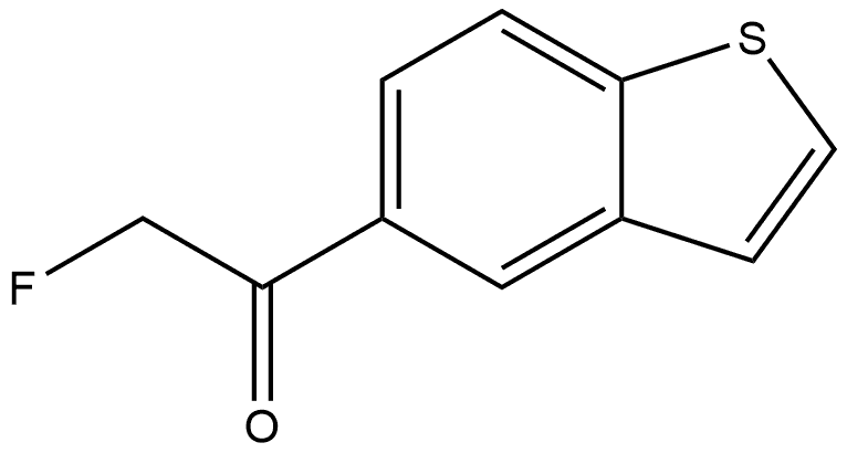 1-(benzo[b]thiophen-5-yl)-2-fluoroethanone Structure