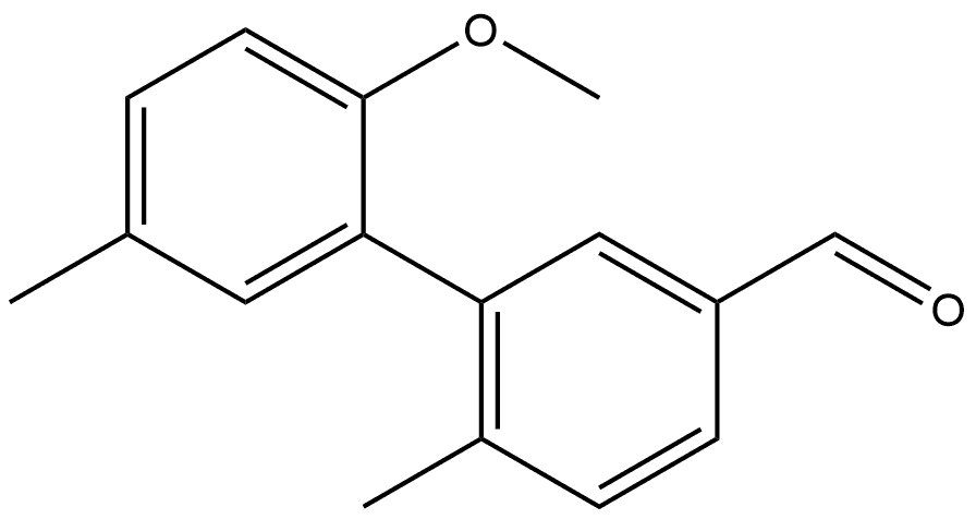 2'-Methoxy-5',6-dimethyl[1,1'-biphenyl]-3-carboxaldehyde Structure