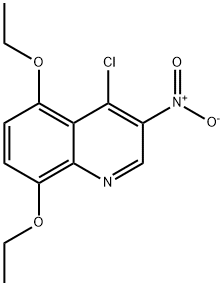 4-chloro-5,8-diethoxy-3-nitroquinoline Structure