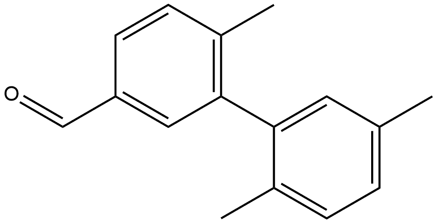 2',5',6-Trimethyl[1,1'-biphenyl]-3-carboxaldehyde Structure