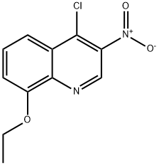 4-chloro-8-ethoxy-3-nitroquinoline Structure