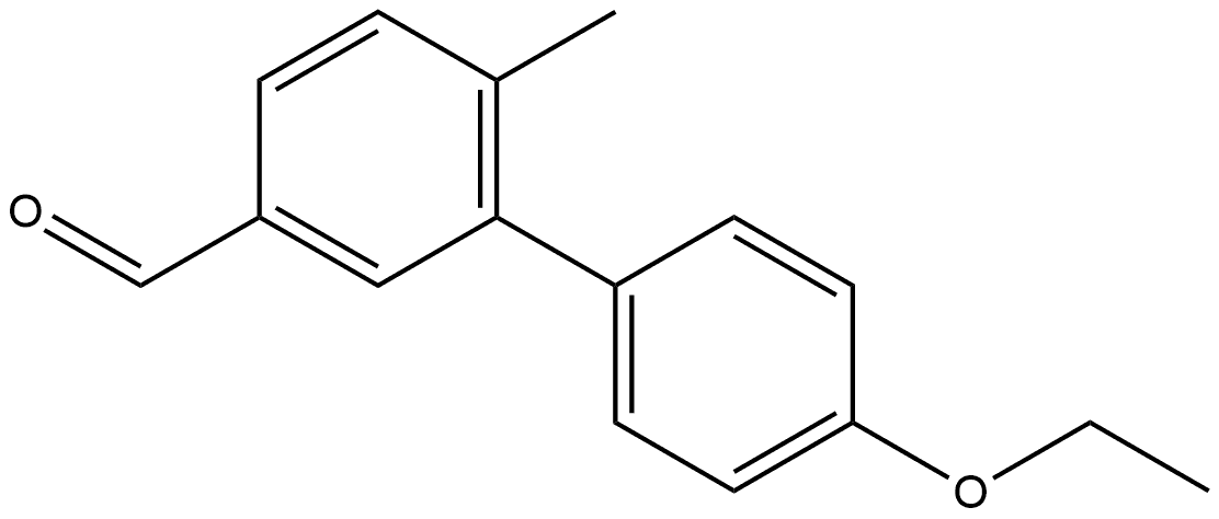 4'-Ethoxy-6-methyl[1,1'-biphenyl]-3-carboxaldehyde Structure