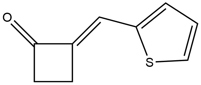 2-(thiophen-2-ylmethylene)cyclobutanone Structure