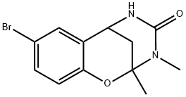 4-bromo-9,10-dimethyl-8-oxa-10,12-diazatricyclo[7.3.1.0,2,7]trideca-2,4,6-trien-11-one Structure