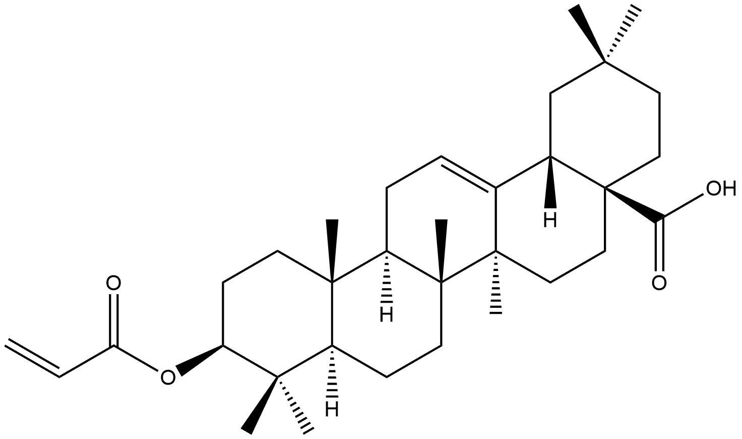 Oleanolic Acid Acrylate Structure